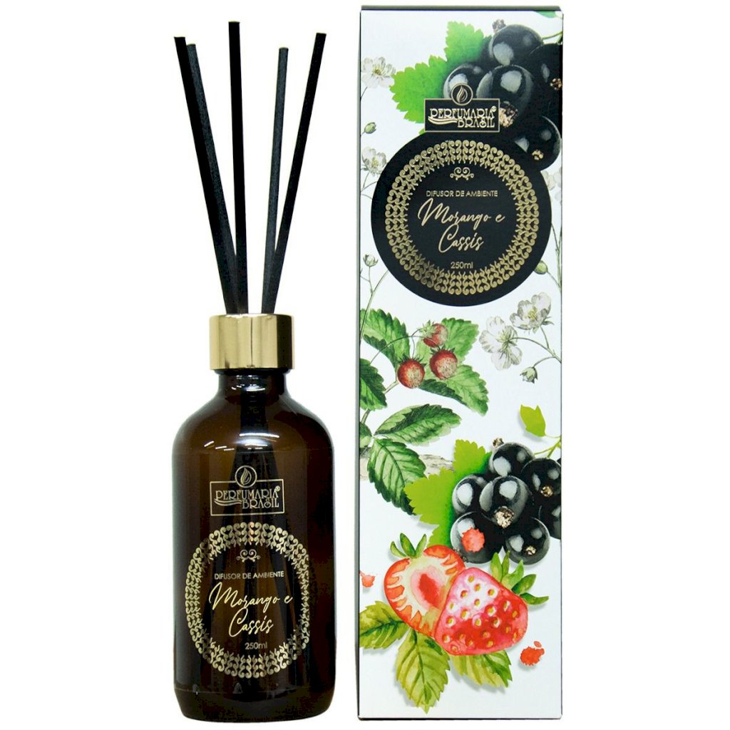 DIFUSOR BLENDS AMBAR – 250ML MORANGO E CASSIS