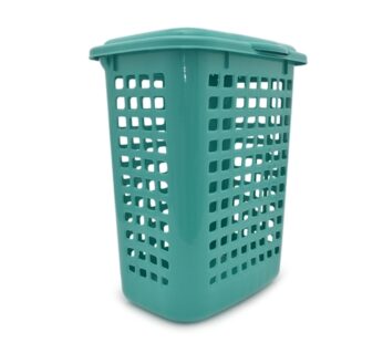 CESTO TELADO RETANGULAR C/ TAMPA – 30L TYFANI