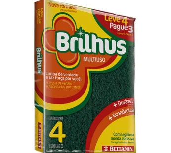 BRILHUS  ESPONJA MULTI 4UN