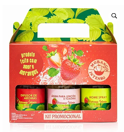 KIT TRIO MORANGO INTENSO