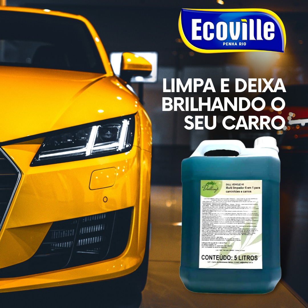 DULL VEHICLES V6 – 5L (MULTI LIMPADOR 6 EM 1 PARA CAMINHOES E CARROS)