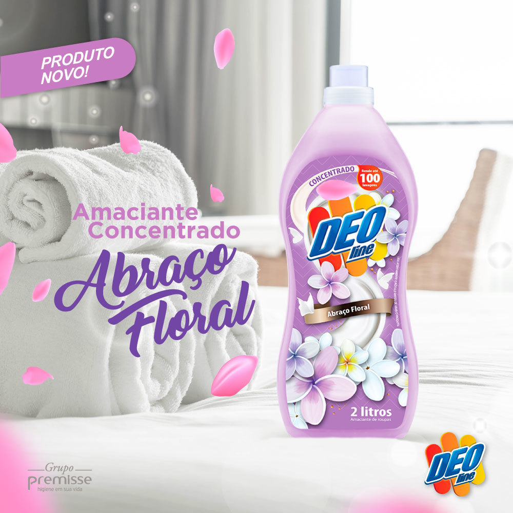 AMACIANTE ABRAÇO FLORAL DEOLINE – 2L