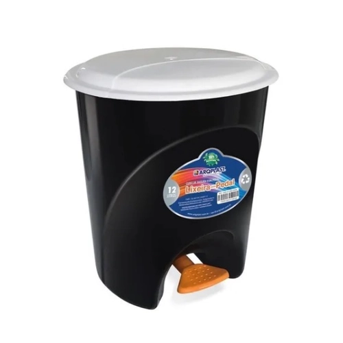 CESTO FECHADO COM PEDAL – 12L SACRAMENTO