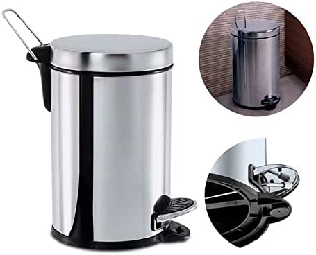 LIXEIRA INOX 30L COM PEDAL E BALDE – ELEGANCE