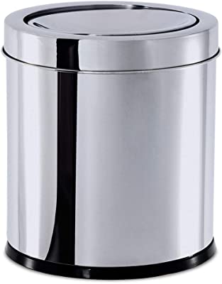LIXEIRA INOX C/ TAMPA BASCULANTE – 14L ELEGANCE