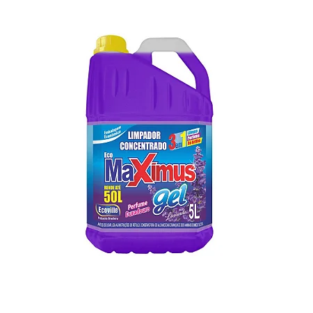 LIMPADOR CONCENTRADO GEL LAVANDA - 5L - Ecoville Balsas