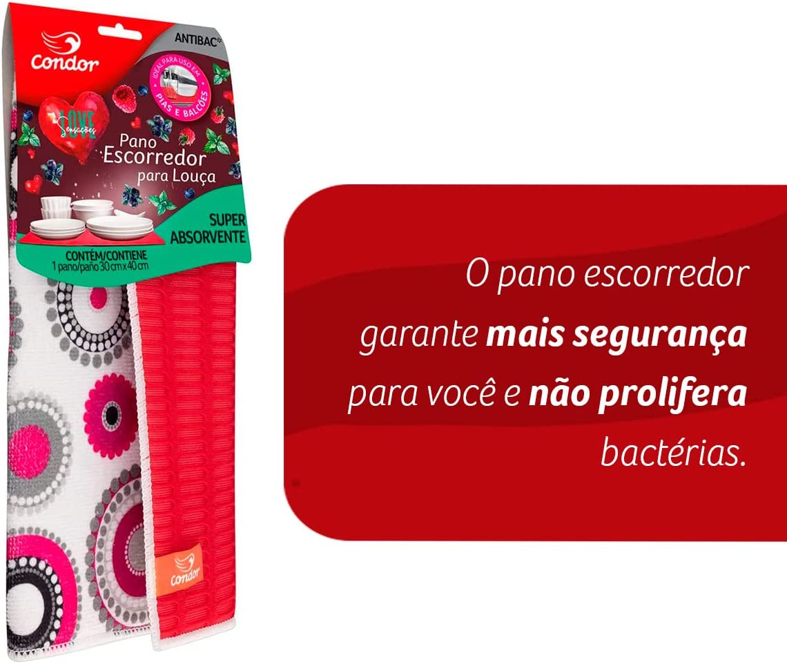 Pano Escorredor para Louça – Love Sensações