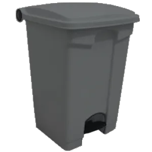 LIXEIRA COM PEDAL – 15L ( CINZA ) VLB PLASTICOS