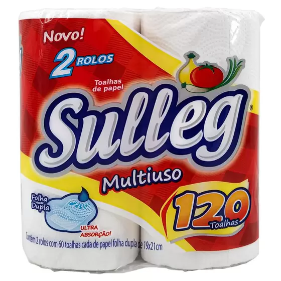 SULLEG Papel Toalha 12UN 2RL 120Folhas