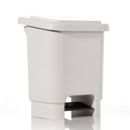 LIXEIRA CILÍNDRICA COM PEDAL – 15L ( BRANCO ) Beloch