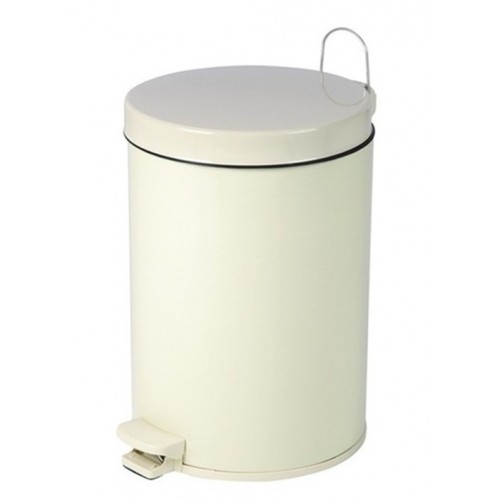 LIXEIRA C/ PEDAL E BALDE ( BRANCA ) – 5,5L