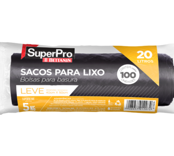 SACO  PARA LIXO SUPERPRO – 20L LEVE