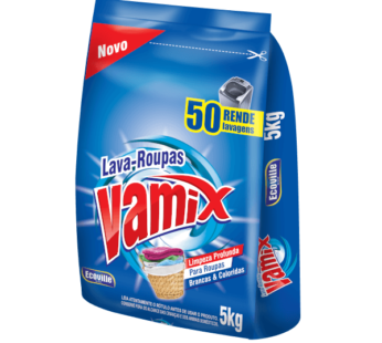 LAVA ROUPAS EM PO VAMIX – 5KG