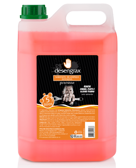 SABONETE PREMISSE DESENGRAXANTE DE LIMPEZA INTENSIVA - 5L