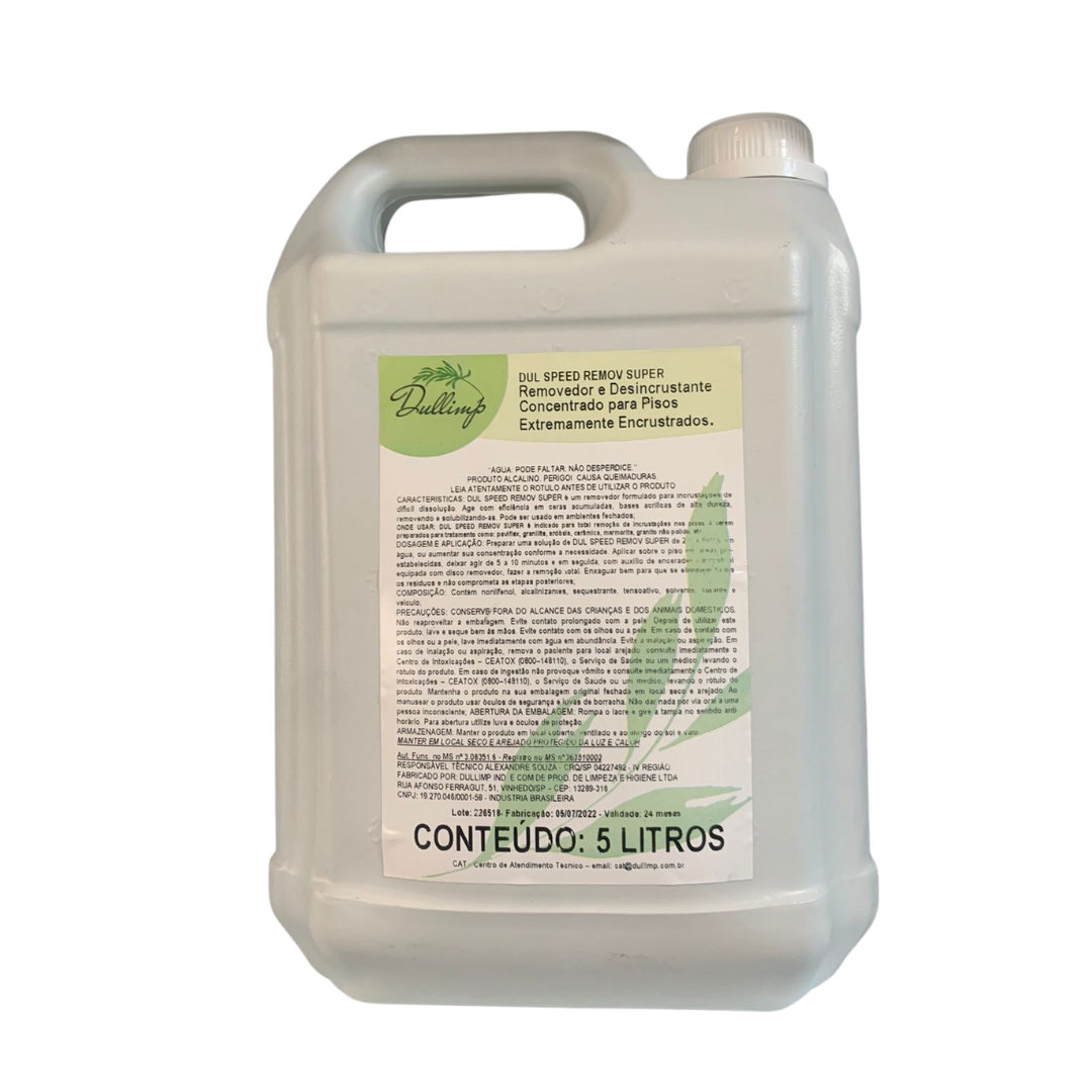 DUL SPEED REMOV SUPER – 5L ( REMOVEDOR E DESINCRUSTANTE CONCENTRADO PARA PISOS)