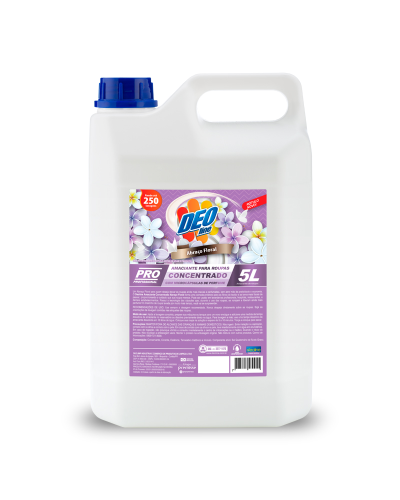 AMACIANTE ABRAÇO FLORAL DEOLINE – 5L