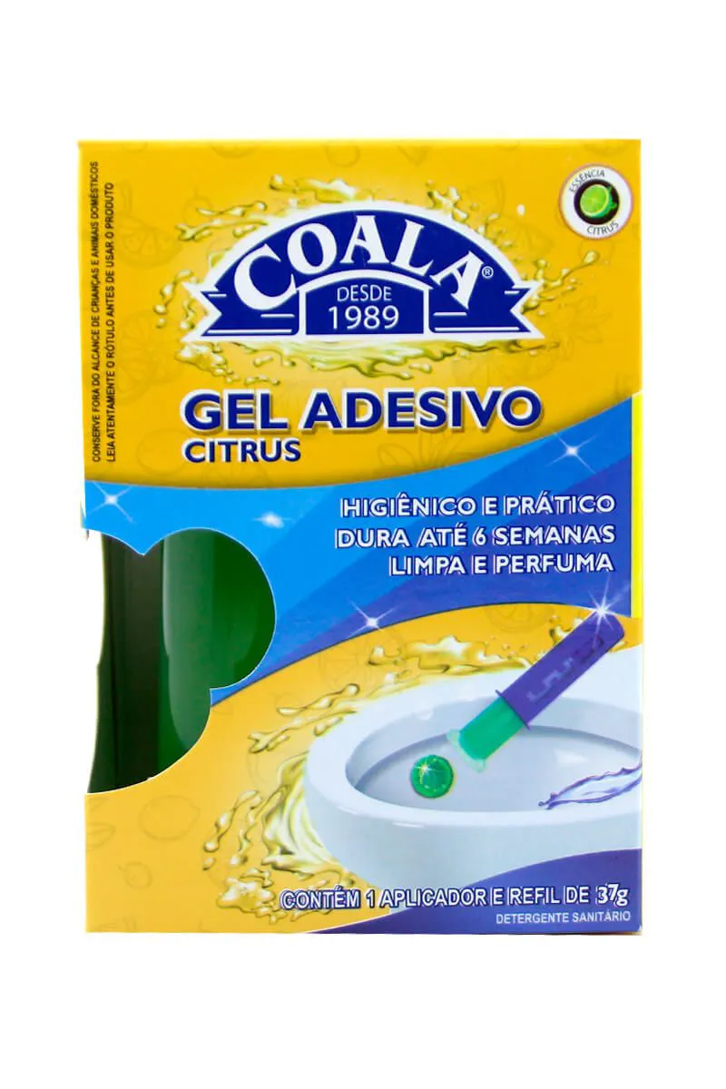 GEL ADESIVO APLICADOR +REFIL CITRUS – 37G