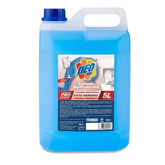 SECANTE ABRILHANTADOR DE LOUÇA – 5L