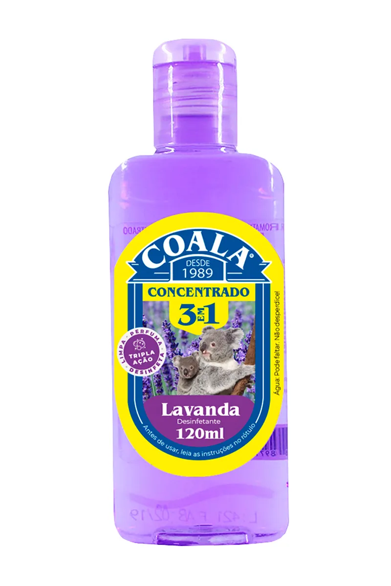 DESINFETANTE CONCENTRADO LAVANDA 3 EM 1 – 120ML