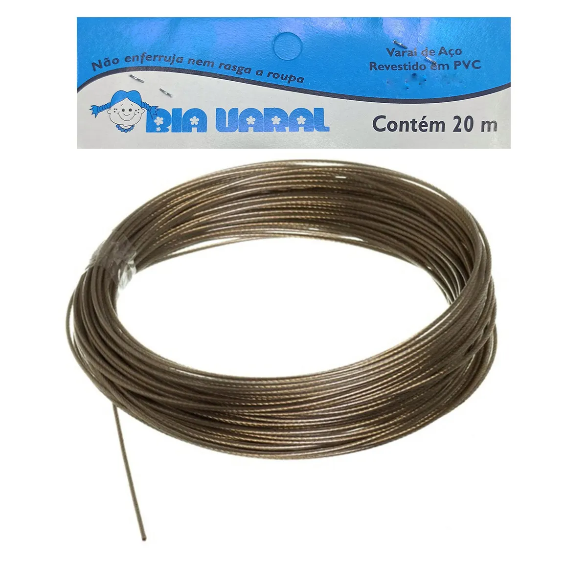 CORDA VARAL AÇO 20M KUBA