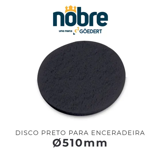 DISCO LIMPEZA PARA ENCERRADEIRA 510MM ( PRETO ) – NOBRE