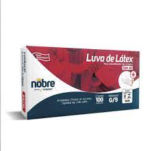 LUVA LATEX COM PÓ PARA PROCED. NÃO CIRÚRGICO  ( G )  C/100 UNID – NOBRE