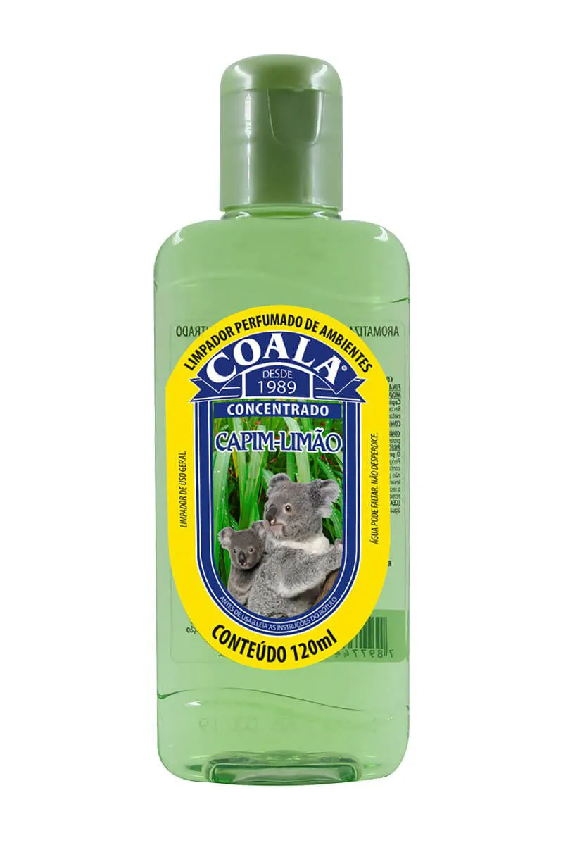 ESSÊNCIA LIMPADOR CONCENTRADO COALA CAPIM LIMÃO – 120ML