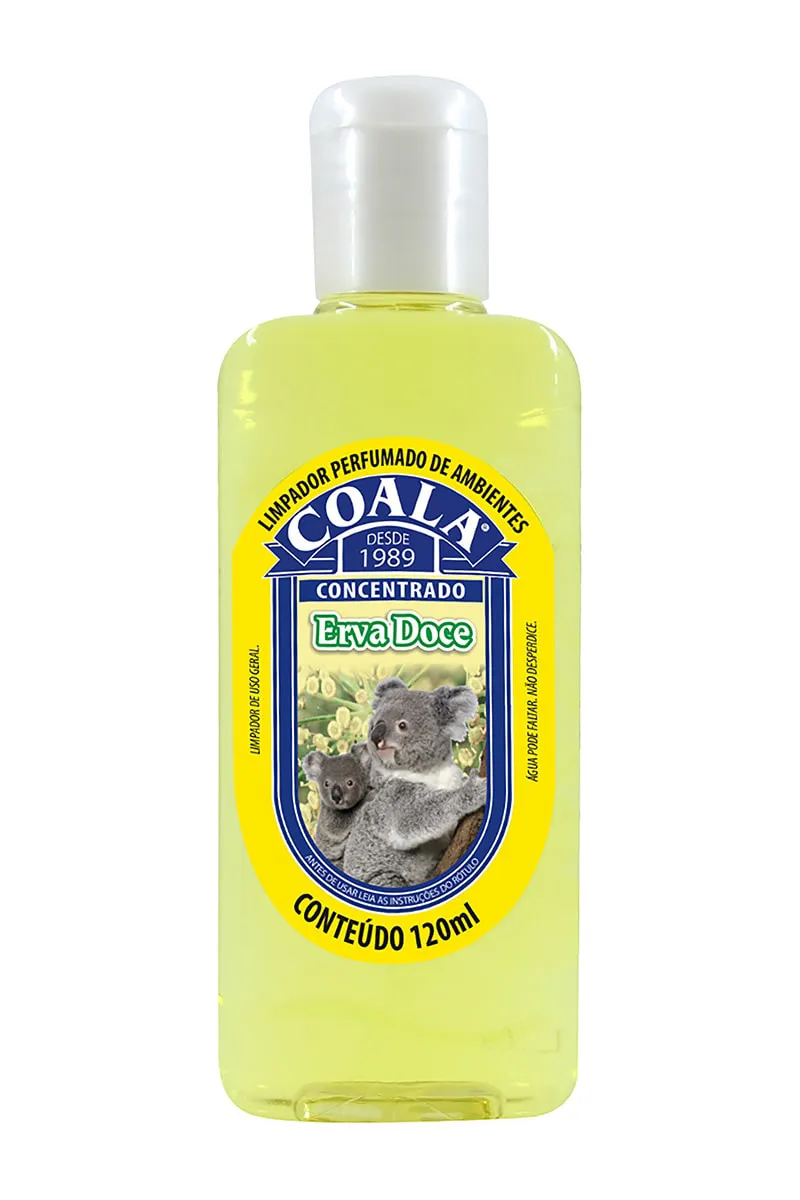 ESSÊNCIA LIMPADOR CONCENTRADO COALA ERVA DOCE – 120ML