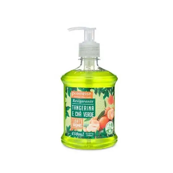 SABONETE PREMISSE TANGERINA E CHA VERDE – 450 ML COM PUMP