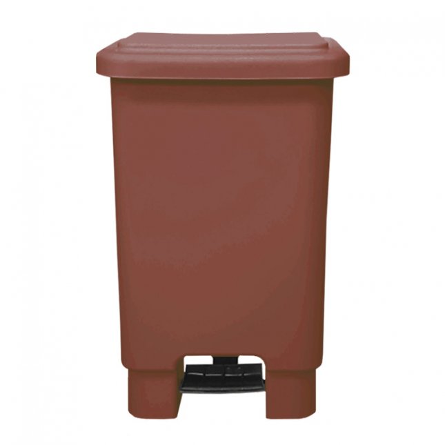 LIXEIRA COM PEDAL – 50L ( MARROM ) VLB PLASTICOS