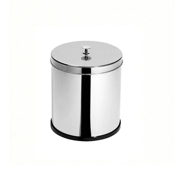 LIXEIRA INOX C/ TAMPA E PUXADOR – 6,9 L ( ELEGANCE )