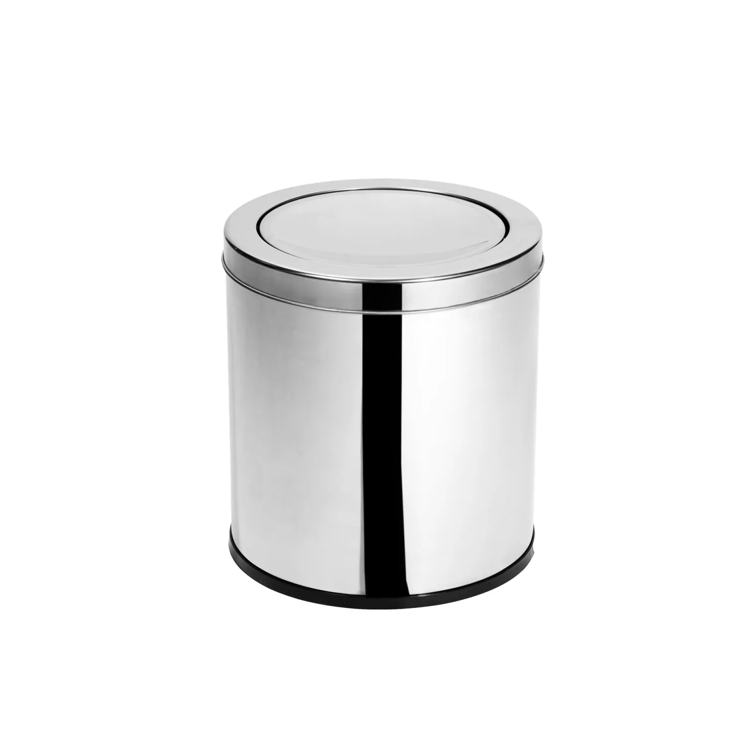 LIXEIRA INOX COM TAMPA BASCULANTE – 6,9 L ( ELEGANCE )