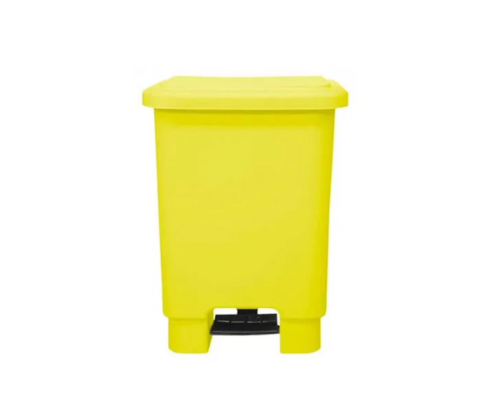 LIXEIRA INJETADA C/PEDAL – 50LTS  ( AMARELO )
