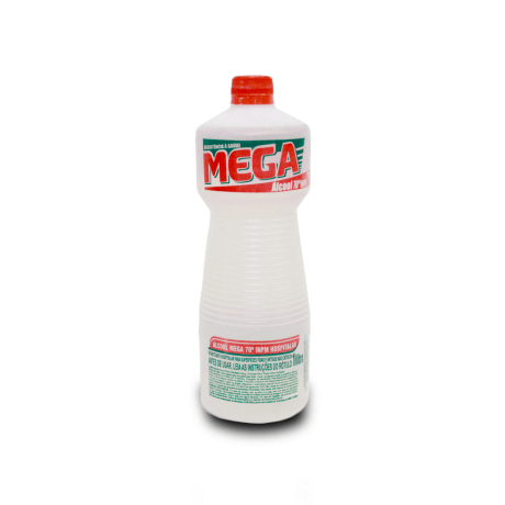 ÁLCOOL LIQ MEGA 70° INPM HOSPITALAR PROFISSIONAL – 1L