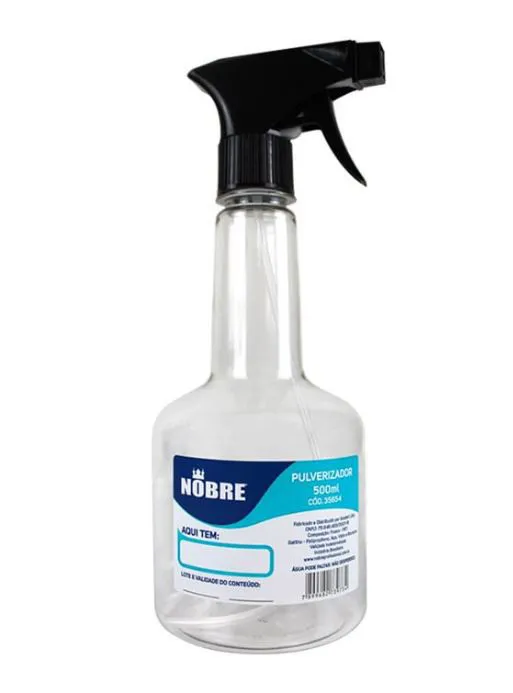 Pulverizador pet – 500ml ( transparente )