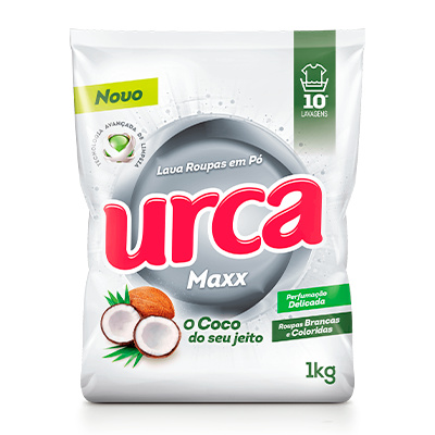 LAVA ROUPAS EM PÓ URCA MAXX COCO SACHE – 1KG
