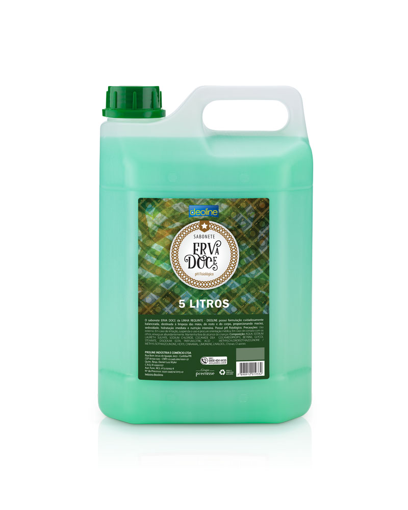 SABONETE ESPUMA REQUINTE ERVA DOCE – 5L