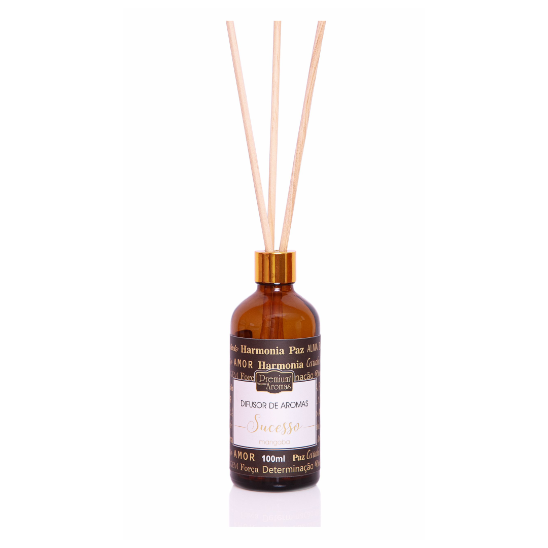Difusor De Aromas Premium Ambar – 100ml ( Sucesso )