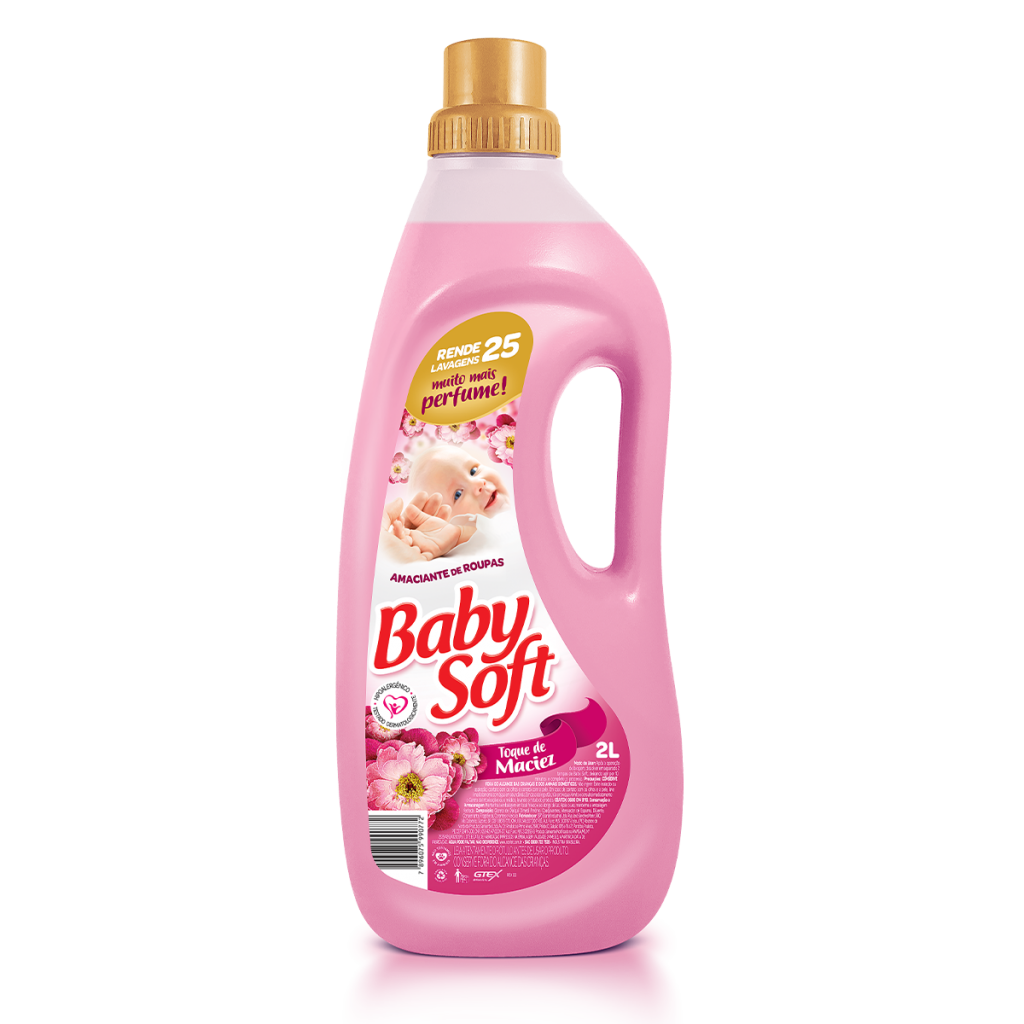 Amaciante Baby Soft Toque De Maciez – 2L ( Rosa )