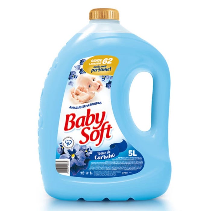 Amaciante Baby Soft Toque De Carinho – 5L ( Azul )