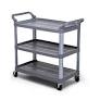 Carro Bandeja Triplex Cinza P – Nobre