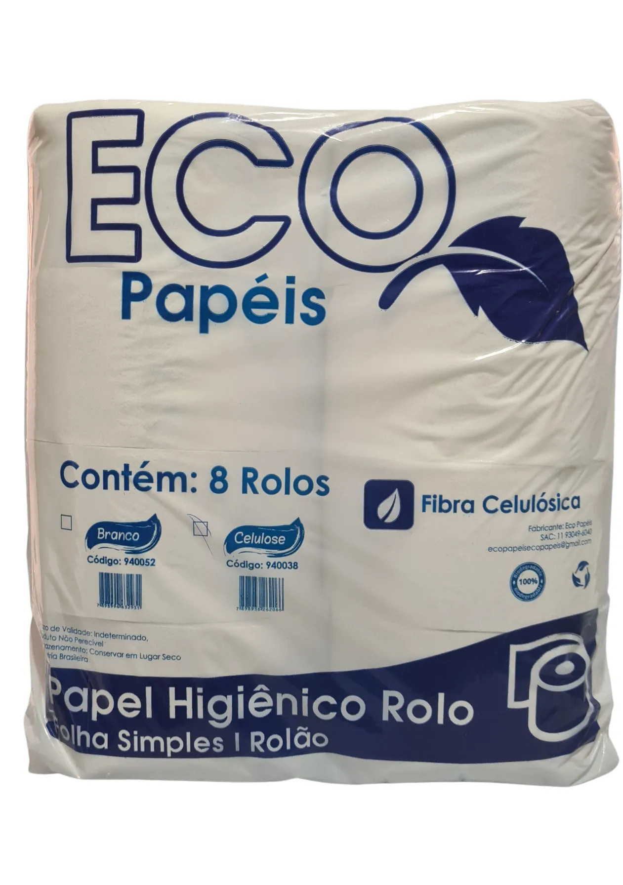 PAPEL HIGINICO ROLÃO ECO CELULOSE – ECO PAPEIS