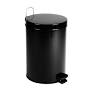 LIXEIRA ( PRETA ) 5,5L COM PEDAL E BALDE – Pratika