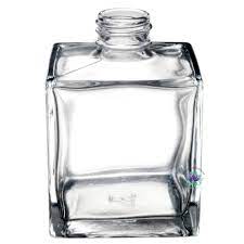 EMBALAGEM VIDRO CUBO TRANSPARENTE 200ML