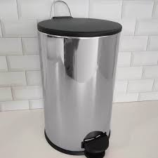 Lixeira De Pedal Preto (Caixa Individual) 12L