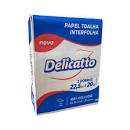 PAPEL INTERFOLHA DELICATTO 100% CELULOSE 22,5X20