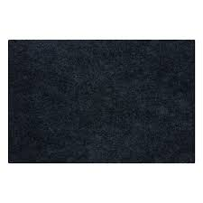 TAPETE HOME AGULHADO LISO GRAFITE 39cm X 59cm