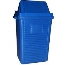 LIXEIRA QUAD.SOPR .BASC 60L AZUL