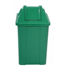LIXEIRA QUAD. BASC. 63 LITROS VERDE