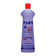 ALCOOL EM GEL 46.2 PERFUMADO TUPI LAVANDA 500g
